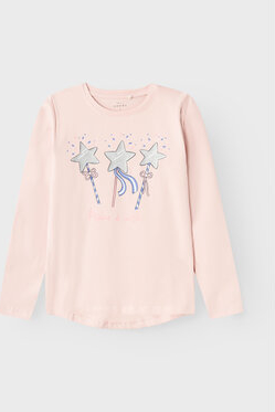 Różowa koszulka dziecięca Name it dla chłopców
