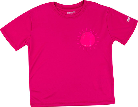 Różowa koszulka dziecięca Regatta dla chłopców