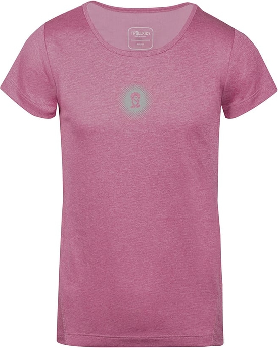 Różowa koszulka dziecięca Trollkids dla chłopców