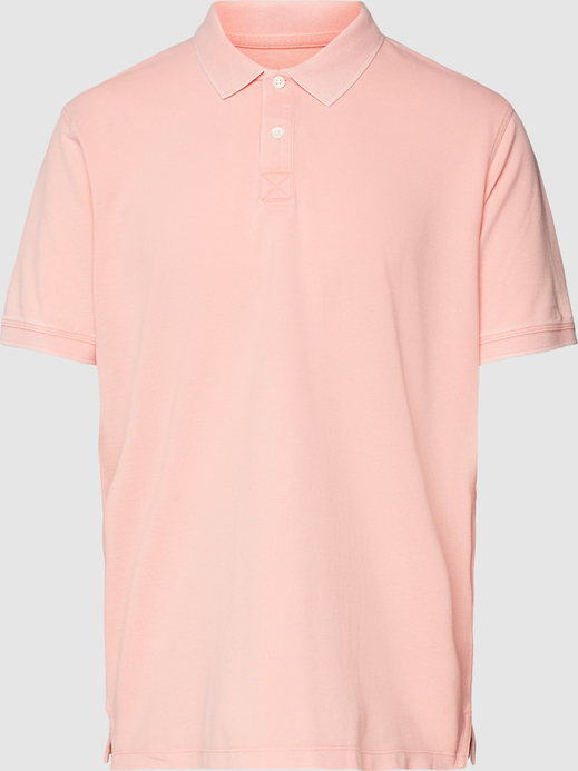 Różowa koszulka polo Esprit z bawełny