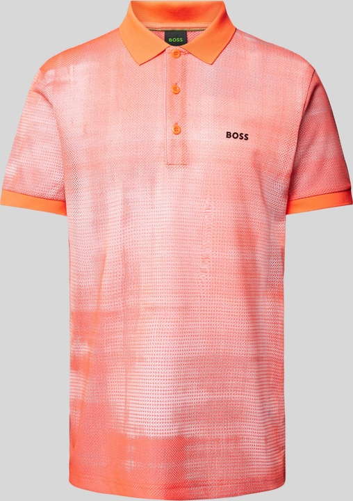 Różowa koszulka polo Hugo Boss w stylu casual