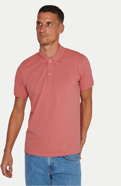 Różowa koszulka polo Matinique z krótkim rękawem