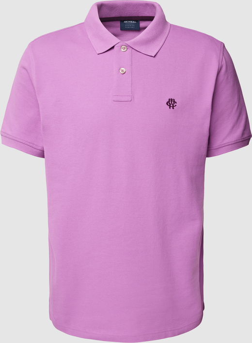 Różowa koszulka polo McNeal w stylu casual