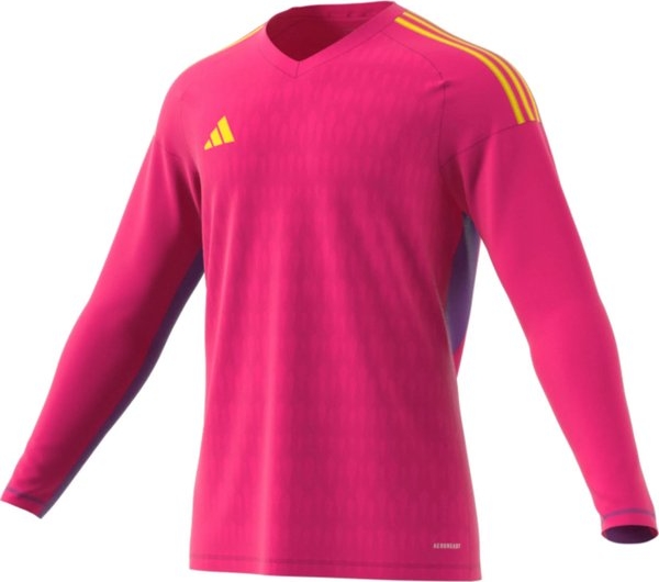 Różowa koszulka z długim rękawem Adidas z długim rękawem w sportowym stylu