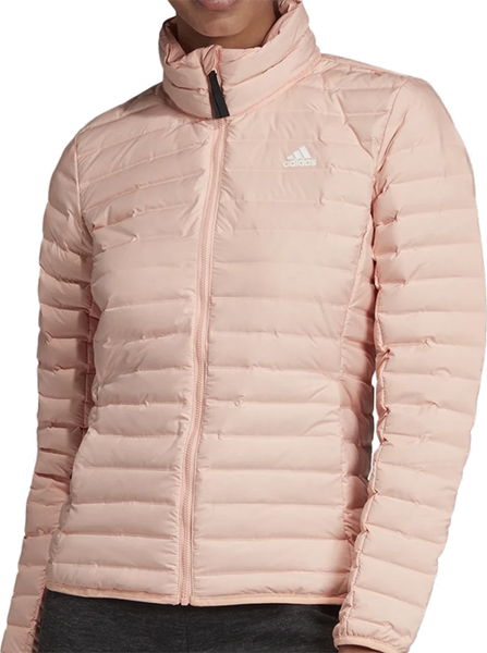 Różowa kurtka Adidas z tkaniny