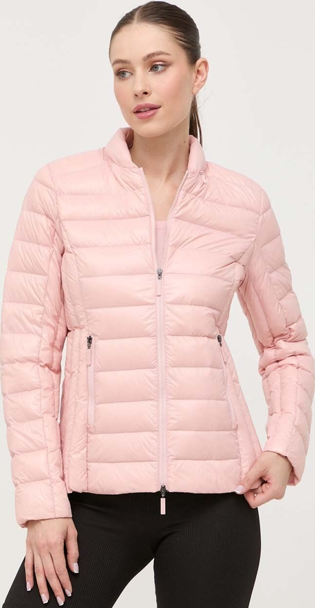 Różowa kurtka Armani Exchange bez kaptura w stylu casual krótka