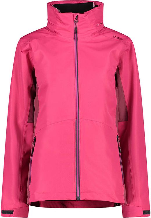 Różowa kurtka CMP bez kaptura wiatrówki w stylu casual