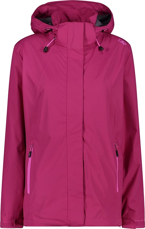 Różowa kurtka CMP w stylu casual z kapturem krótka