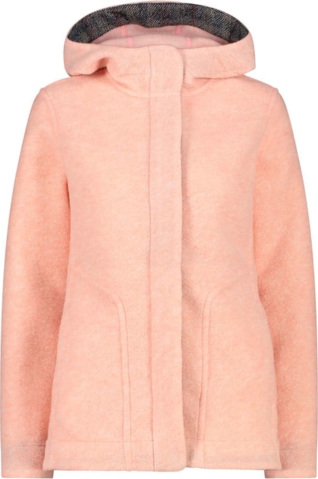 Różowa kurtka CMP w stylu casual z wełny