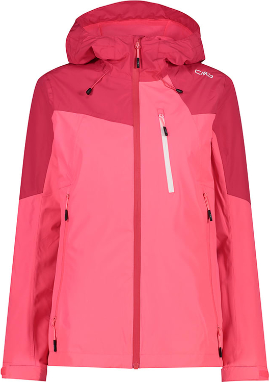 Różowa kurtka CMP z tkaniny krótka w stylu casual