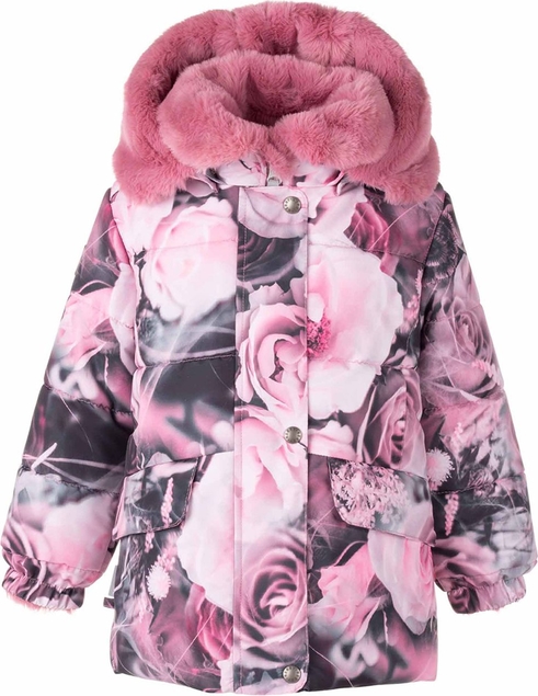 Różowa kurtka dziecięca Lenne dla dziewczynek