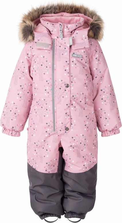 Różowa kurtka dziecięca Lenne dla dziewczynek z tkaniny