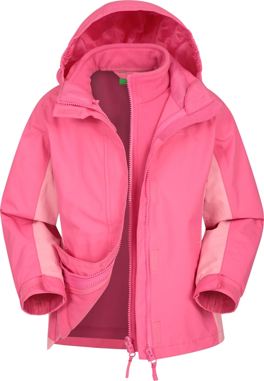 Różowa kurtka dziecięca Mountain Warehouse dla dziewczynek