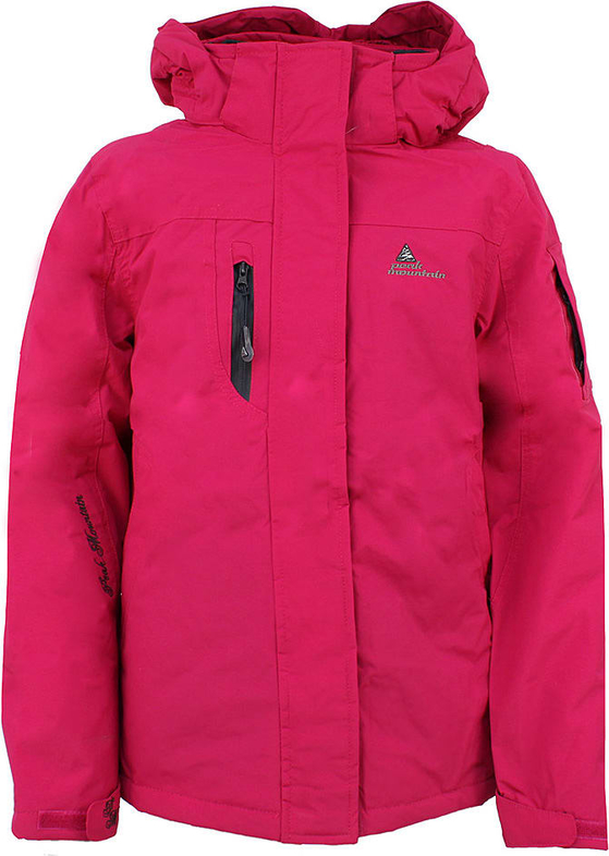 Różowa kurtka dziecięca Peak Mountain dla dziewczynek