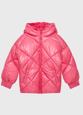 Różowa kurtka dziecięca United Colors Of Benetton dla dziewczynek
