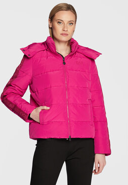 Różowa kurtka Emporio Armani w stylu casual krótka
