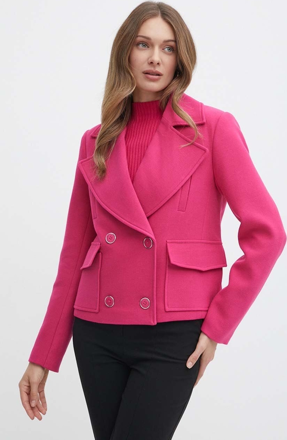 Różowa kurtka Morgan bez kaptura w stylu casual
