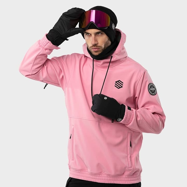 Różowa kurtka Siroko w sportowym stylu