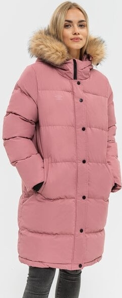 Różowa kurtka Umbro w stylu casual z kapturem