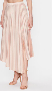 Różowa spódnica DKNY midi