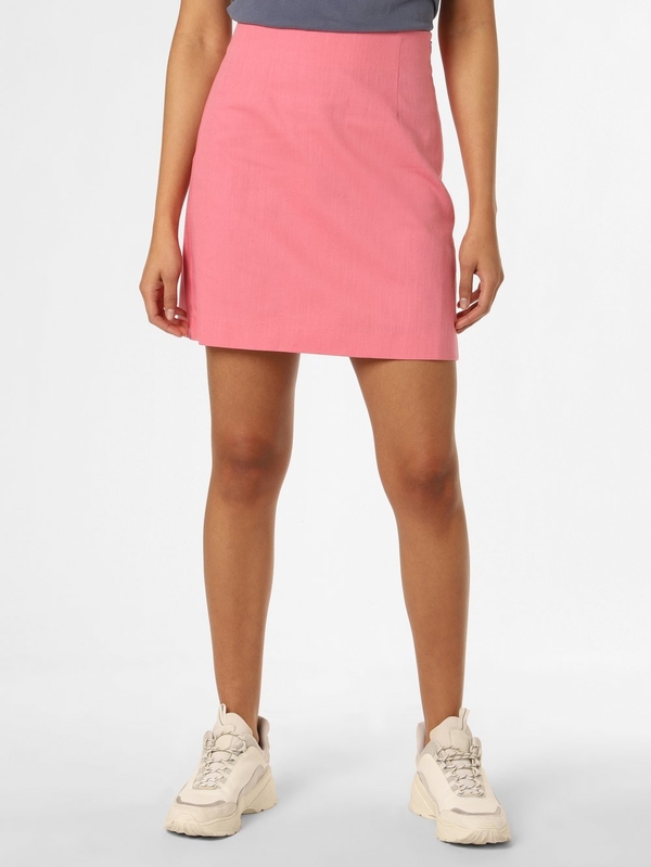 Różowa spódnica EDITED mini w stylu klasycznym
