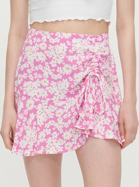 Różowa spódnica House w stylu casual mini
