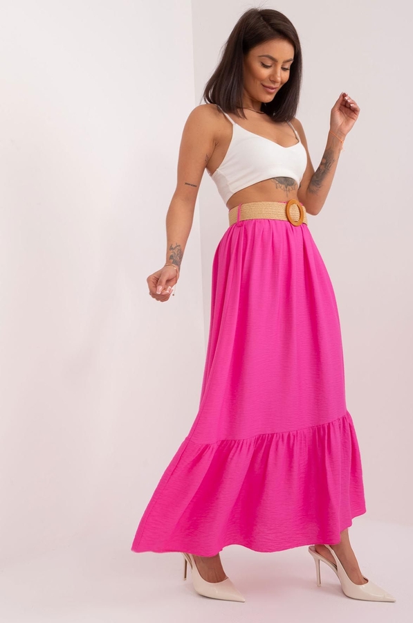 Różowa spódnica ITALY MODA maxi