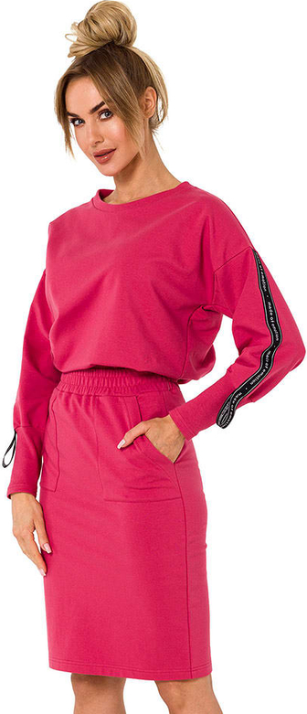 Różowa spódnica Limango Polska midi w stylu casual