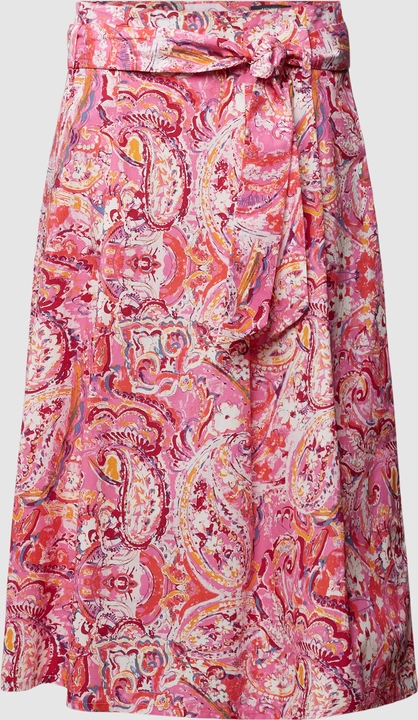 Różowa spódnica Montego midi