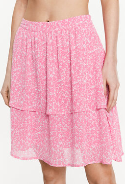 Różowa spódnica Moss Copenhagen w stylu casual mini