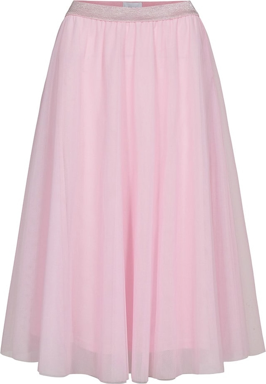 Różowa spódnica Numph midi w stylu casual