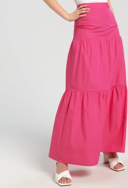 Różowa spódnica Sinsay midi