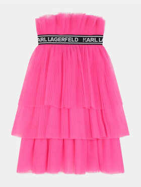 Różowa spódniczka dziewczęca Karl Lagerfeld