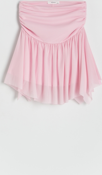 Różowa spódniczka dziewczęca Reserved z tkaniny