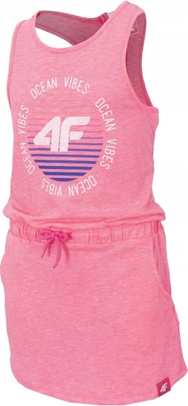 Różowa sukienka 4F w sportowym stylu