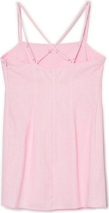 Różowa sukienka Cropp mini w stylu casual z bawełny