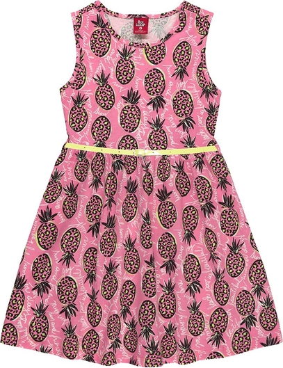 Różowa sukienka dziewczęca Bee Loop