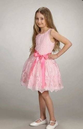 Różowa sukienka dziewczęca Mała Mi