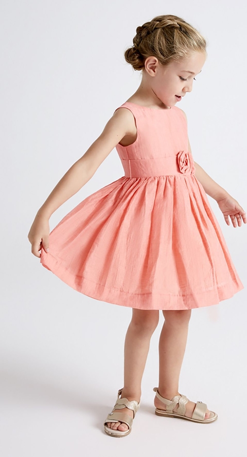 Różowa sukienka dziewczęca Mayoral