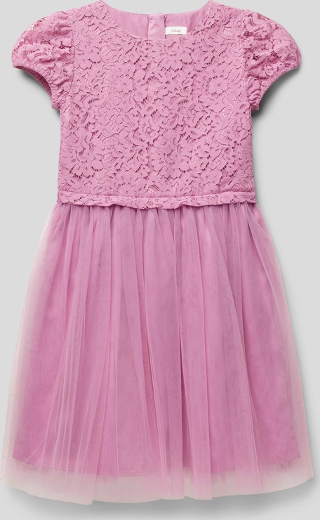 Różowa sukienka dziewczęca S.Oliver