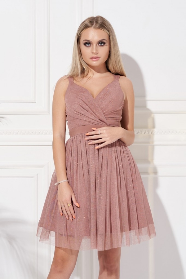 Różowa sukienka Ella Boutique mini