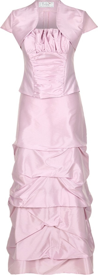Różowa sukienka Fokus gorsetowa