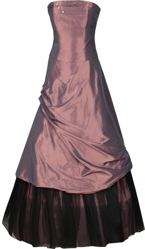 Różowa sukienka Fokus maxi rozkloszowana bez rękawów