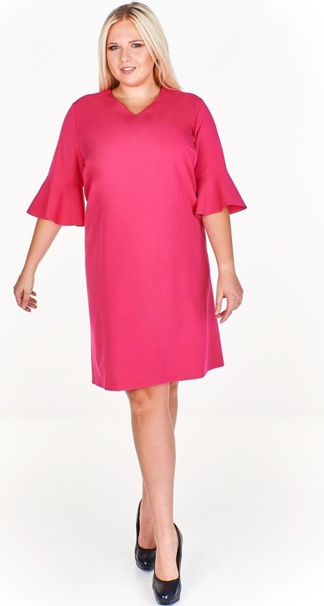Różowa sukienka Fokus oversize