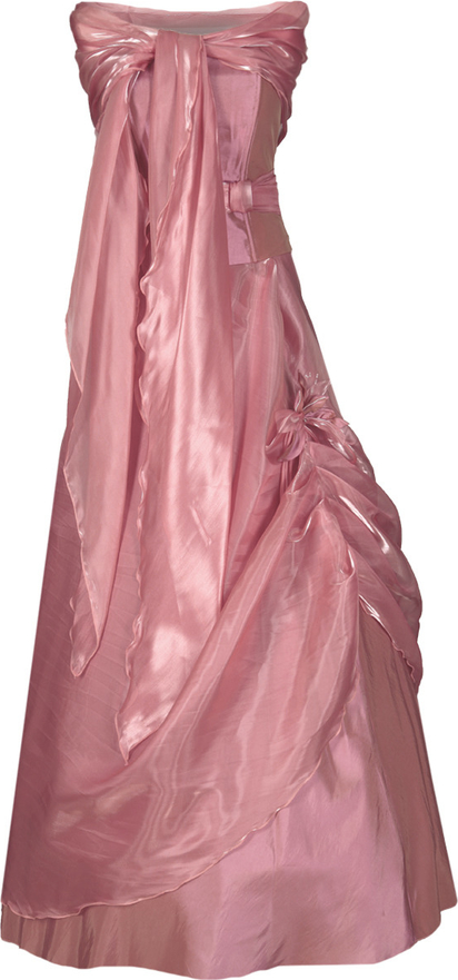 Różowa sukienka Fokus rozkloszowana