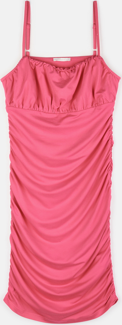 Różowa sukienka Gate mini w stylu casual