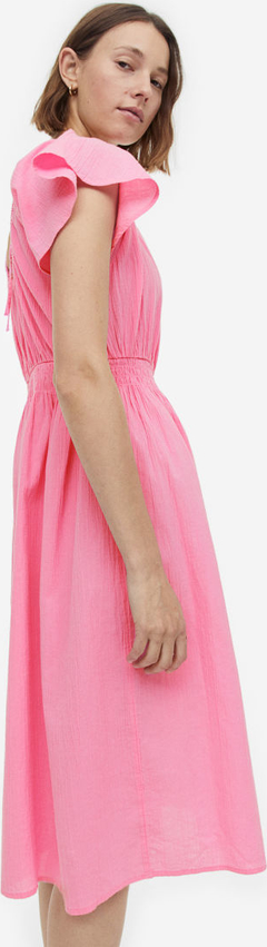Różowa sukienka H & M maxi