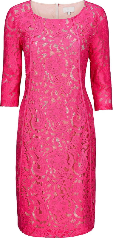Różowa sukienka In Wear z bawełny