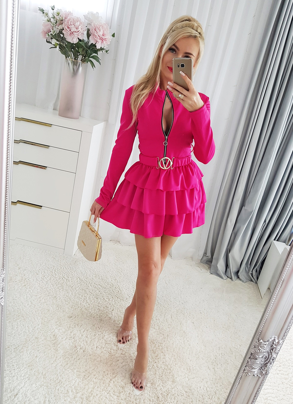 Różowa sukienka Iwette Fashion mini