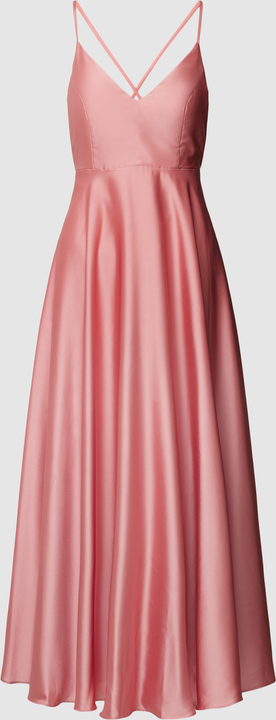 Różowa sukienka Jake*s z dekoltem w kształcie litery v na ramiączkach maxi
